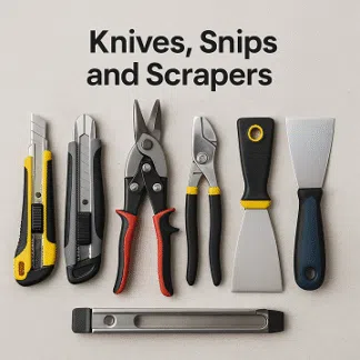Knives, Snips and Scrapers