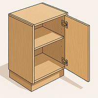 Simple Kitchen Cabinet Design Construct in 7 Steps simple kitchen cabinet design